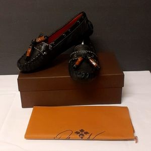 Patricia Nash loafers size 9 black new in box